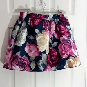 Speechless floral full mini skirt, size 9